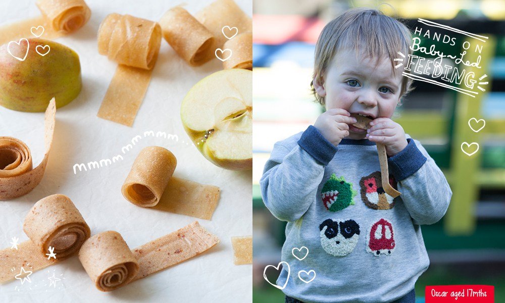 Super Easy Apple Rollups – Refined Sugar Free Baby Led Feeding.