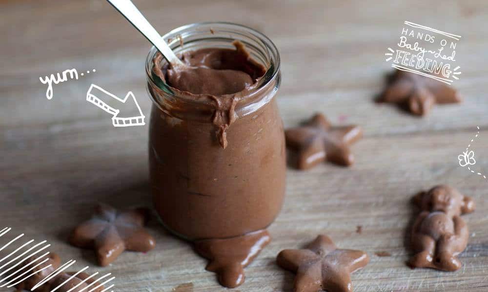 Healthy Chocolate Sauce or Chocolate Mousse Baby Led Feeding