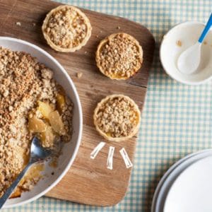 Healthy Breakfast (or anytime) Apple Crumble and Nice Cream