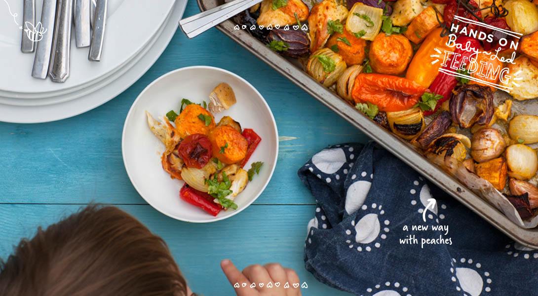 Healthy Sticky Chicken Tray Bake Baby Led Feeding Baby Friendly Family Recipes.