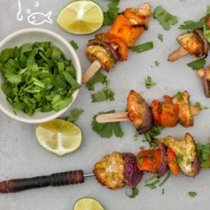 Here Fishy Fishy – Lime, Coriander & Ginger Salmon Pops