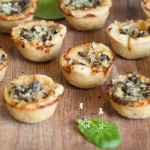 Spinach and Cream Baby Pies
