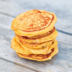 Butternut Squash and Goats Cheese Pancakes