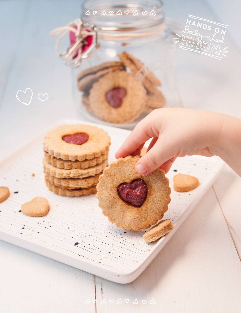 These hearty jam cookie are made with wholesome buckwheat and coconut flours. They are refined sugar free- sweetened only with with maple syrup and fresh raspberries. Add a few tablespoons of chia seeds for added protein, omega 3s , and antioxidants. #valentinesday #valentines #cookies #raspberries #babyledweaning @https://www.pinterest.com/babyledfeeding