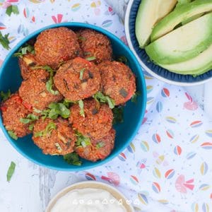 Baby Led Weaning Mexican Quinoa Bites