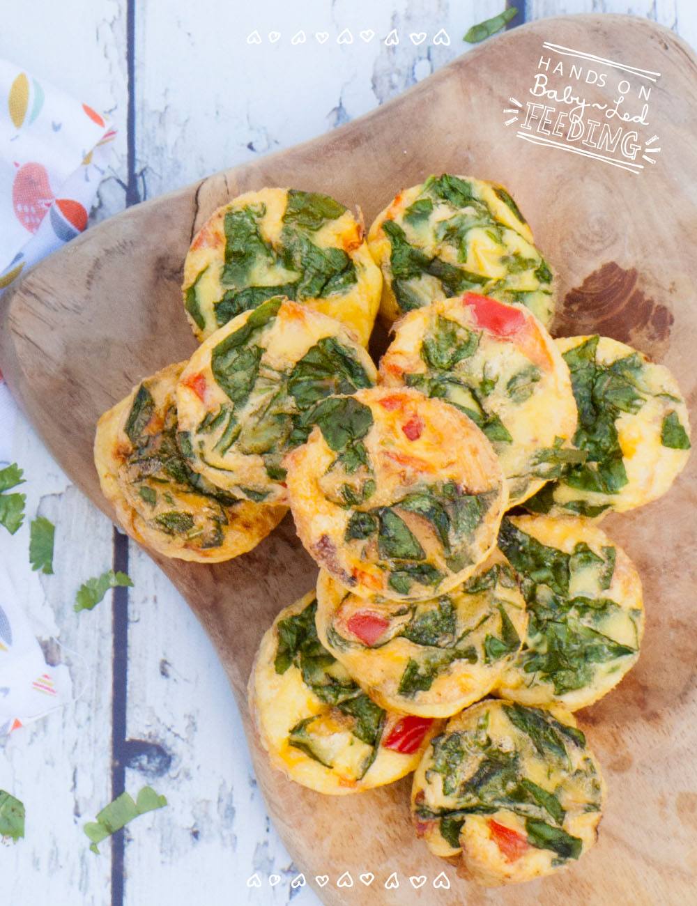 Easy peasy Baby Frittatas with Veggies by Aileen Cox Blundell. Recipe Image for Frittatas with Veggies. They are filled with nutritiously yummy ingredients and make a yummy family lunch. 