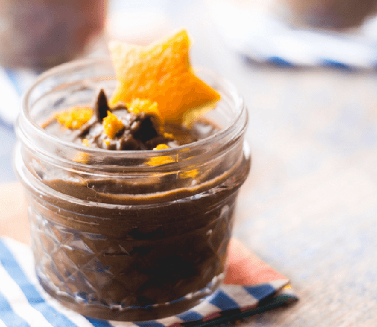 Baby Led Feeding- image of chocolate orange avocado mousse recipe