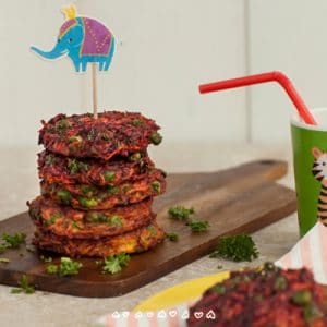 Rainbow Fritters Baby Led Weaning Recipe