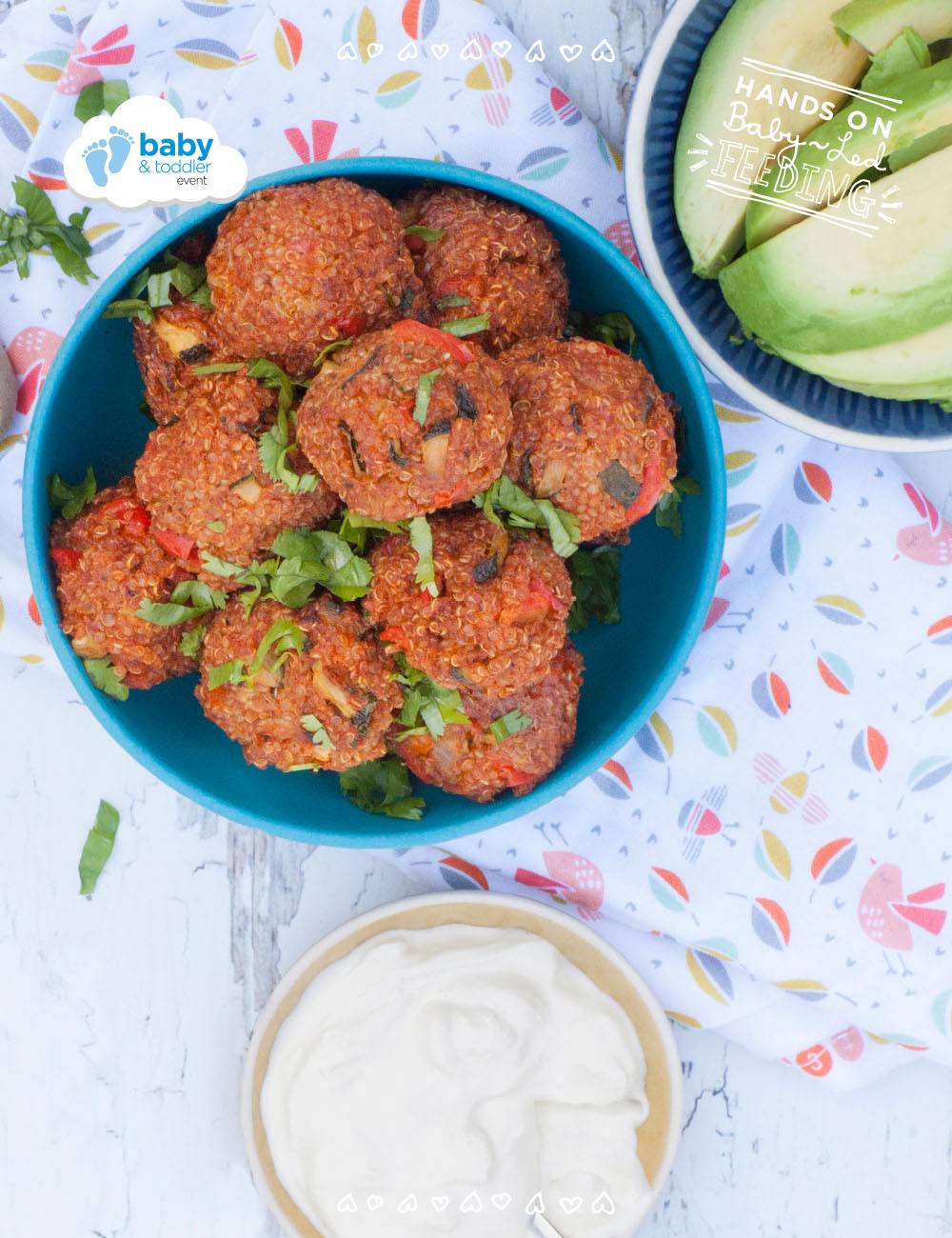 Freezer Friendly Baby Led Weaning Mexican Quinoa Bites