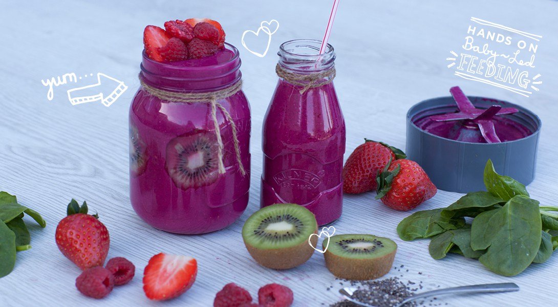 Iron for Babies: Very Berry and Beetroot Super Smoothie