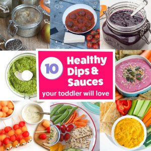 10 Healthy Dips & Sauces Your Toddler Will Love