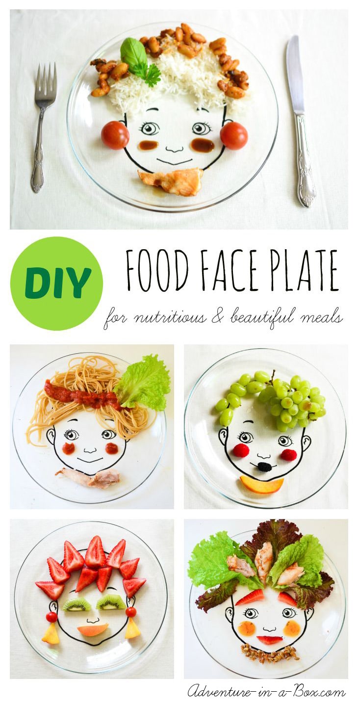 food-face-plate-simple-and-beautiful-snacks-for-kids-pinterest