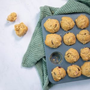 Apple Cinnamon and Raisin Sugar-Free BLW Muffins
