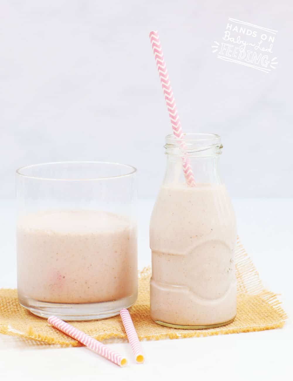 Strawberry Breakfast Smoothie Recipe Image