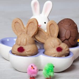 White Chocolate Bunnies & Milk Chocolate Easter Eggs