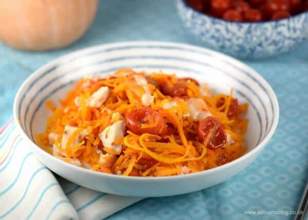 Easy-spiralized-butternut-squash-noodles-with-sweet-chilli-chicken-really-quick-and-easy-healthy-recipe