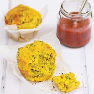 Cheese Vegetable Lunchbox Muffins