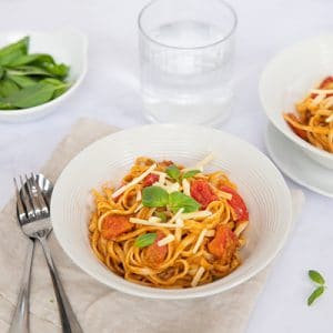 Make-ahead Veggie Loaded Spaghetti Bolognese