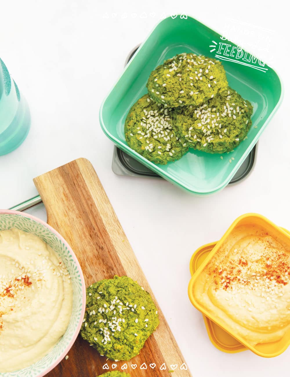 Baby-Led-Feeding-Lunch-Box-Super-Dooper-Falafels-and-Hummus-Lunchbox-Recipe-Image3-1