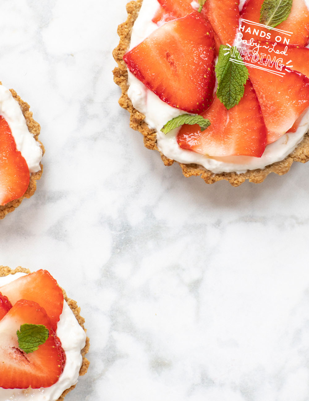 Healthier Treats for Kids Strawberry Tart Recipe Images