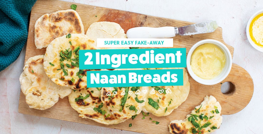 Baby Led Feeding 2 Ingredient Naan Breads Home Banner