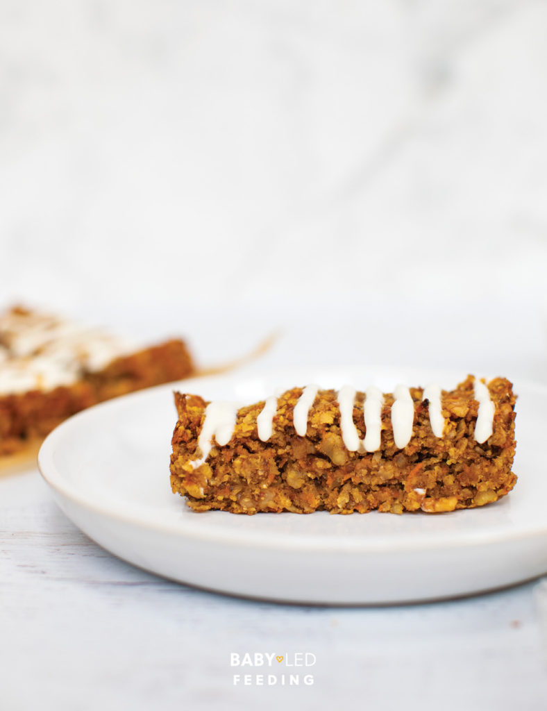 Healthy Carrot Cake Breakfast Bar Recipe Image