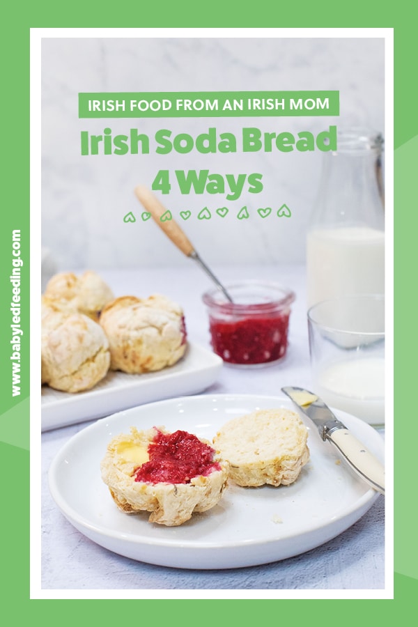 Irish Soda Bread Muffins baby led weaning recipe Pinterest Image