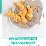 Baby Led Feeding Sweet Bunny Bread Pinterest Image 1