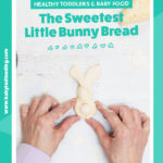 Baby Led Feeding Sweet Bunny Bread Pinterest Image 3