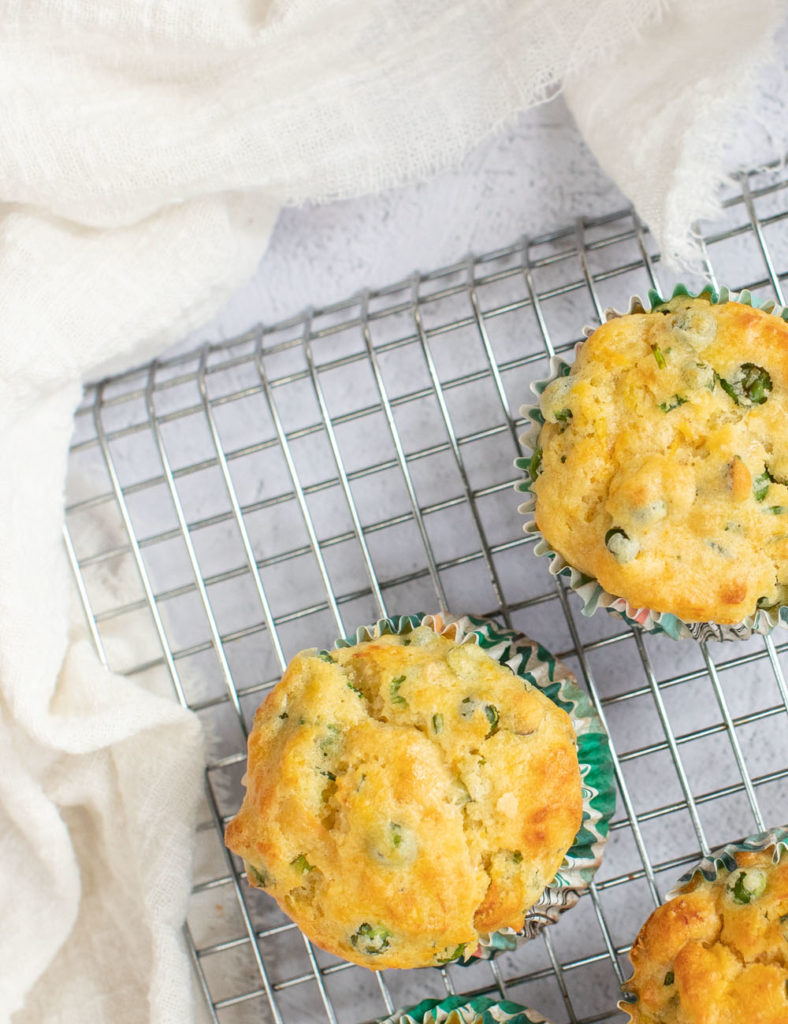 Deliciously soft vegetable savory muffins are great for babies as a first food for baby led weaning.