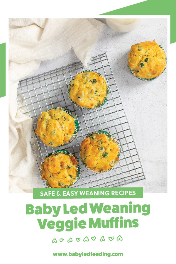 Muffins are one of my favourite recipes for baby led weaning.