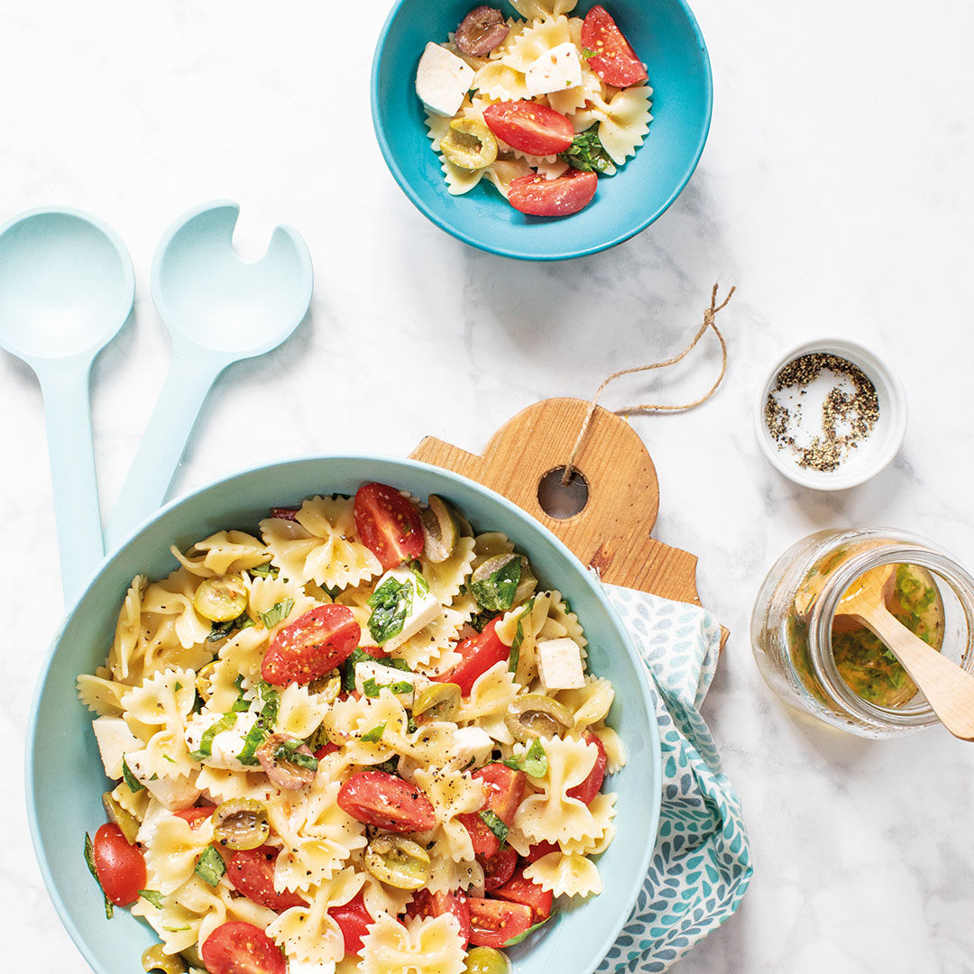 Baby Led Weaning Italian Pasta Salad Featured Image