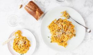 Healthier Spaghetti Carbonara