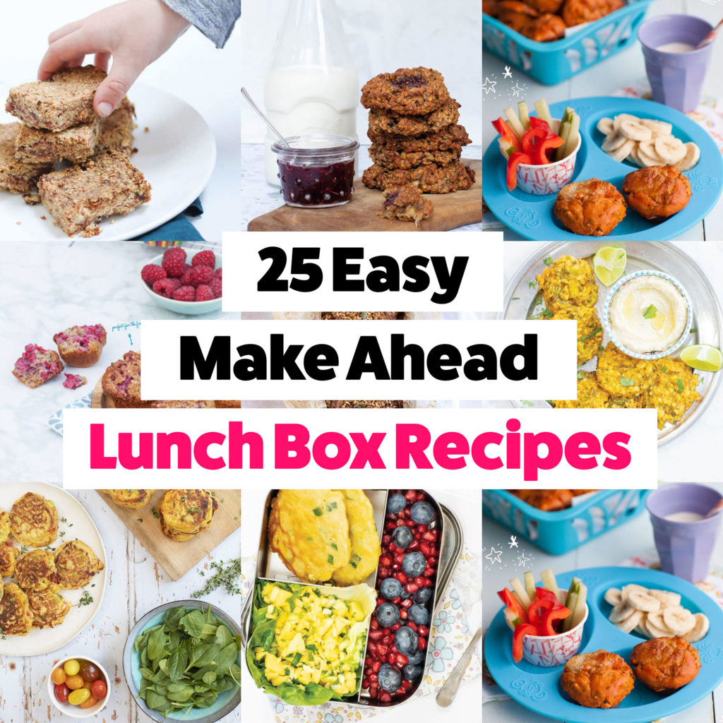 25 Easy Make Ahead Lunch Box Recipes