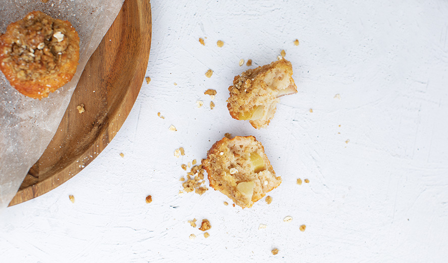 Apple Crumble Muffins Website Banner