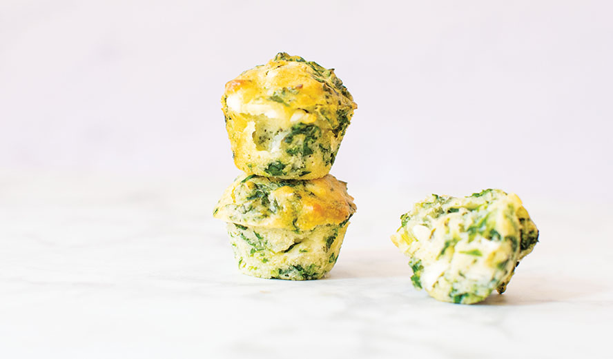 Baby Led Feeding Spinach and Goat Cheese Muffins Website Banner