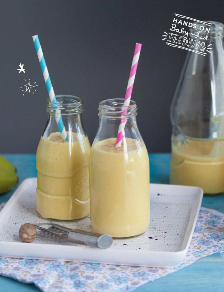 Smoothie breakfast for toddlers - Mango Lassi
