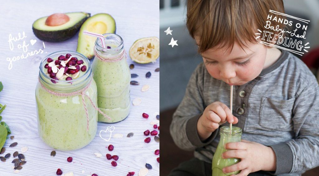 Natural Teething Remedies Avocado and Spinach Smoothie