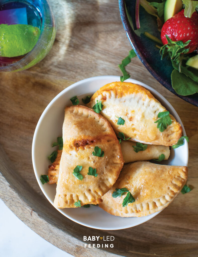 Mexican taco handpies for baby led weaning