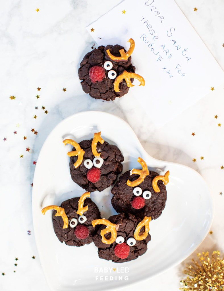 Reindeer Healthy Cookies with Oats Recipe 1