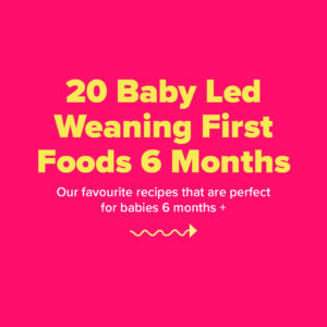 Baby Led Weaning First Foods 6 Months