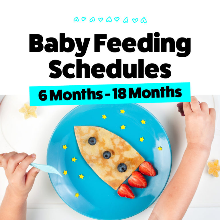 Baby Feeding Schedules 6 months to 18 months