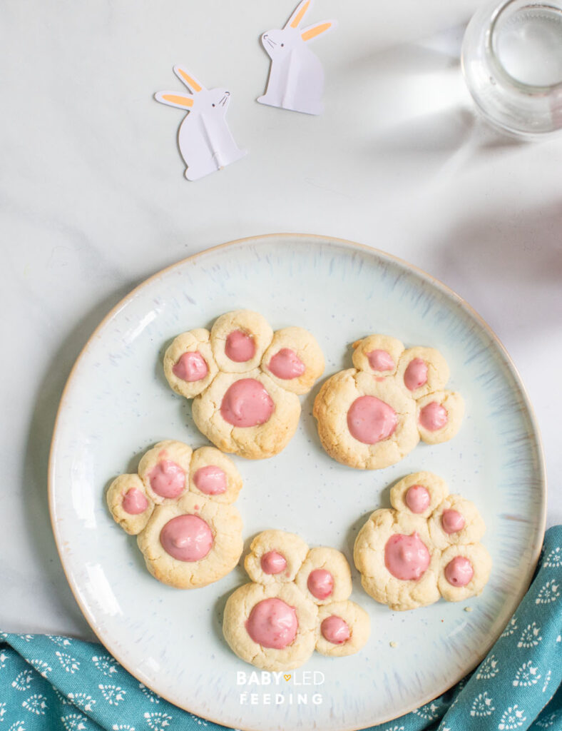 Bunny Paw Easter Cookies Recipe 1