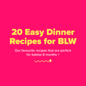 20 Baby Led Weaning Dinner Recipe Ideas babies 6 months +
